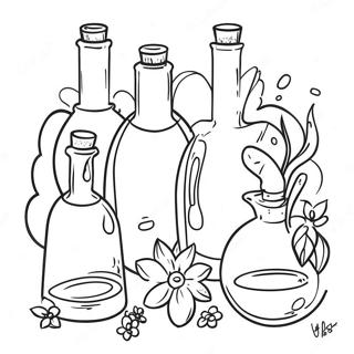 Colorful Potions Coloring Page 21522-17036