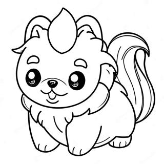 Pomeranian Coloring Pages