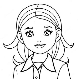 Rainbow High Skyler Coloring Pages