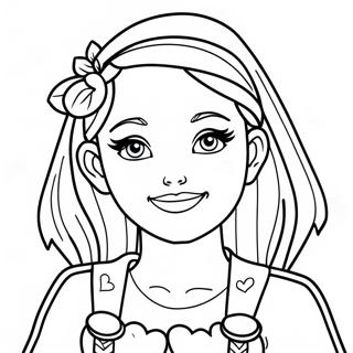 Skyler From Rainbow High Coloring Page 21552-17055