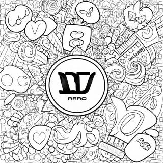 Mini Brands Logo Coloring Page 21562-17042