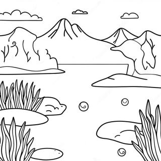 Lake App Coloring Pages