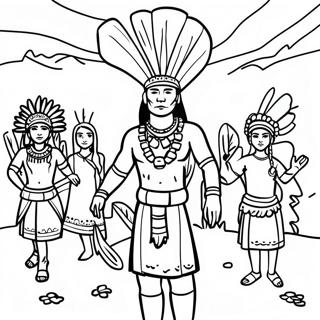 Indigenous Peoples Day Celebration Coloring Page 21592-17069