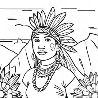 Indigenous Peoples Day Celebration Coloring Page 21592-17070