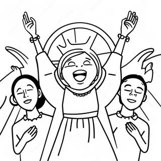 Praise And Worship Coloring Pages