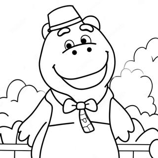 Barney Coloring Pages