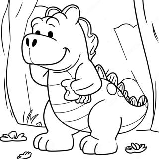 Barney Coloring Page 2170-1727