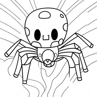 Minecraft Spider Coloring Page 21742-17193