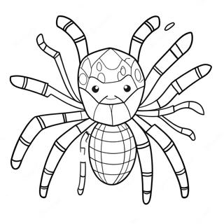 Minecraft Spider Coloring Page 21742-17194