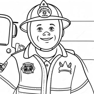 Marshall Firefighter Coloring Page 2180-1741