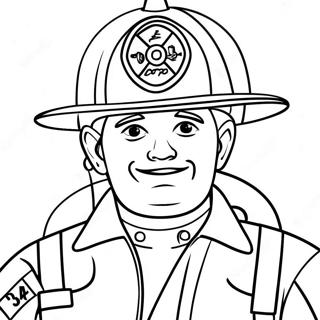 Marshall Firefighter Coloring Page 2180-1742