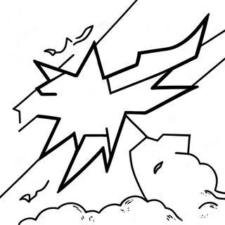 Lightning Bolt Coloring Page 21833-17270