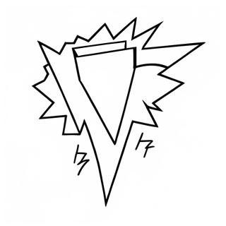 Lightning Bolt Coloring Page 21833-17271