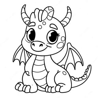 Baby Dragon Coloring Pages