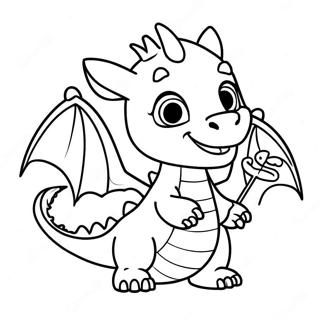 Baby Dragon Coloring Pages