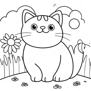 Cute Catnap Poppy Playtime Coloring Page 21863-17287