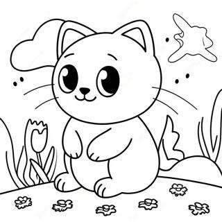 Cute Catnap Poppy Playtime Coloring Page 21863-17288