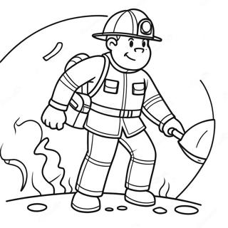 Fire Safety Coloring Pages