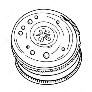 Oreo Cookie Coloring Page 21922-17324