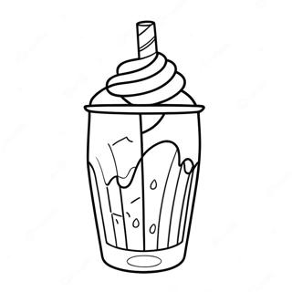 Oreo Milkshake Coloring Page 21923-17327