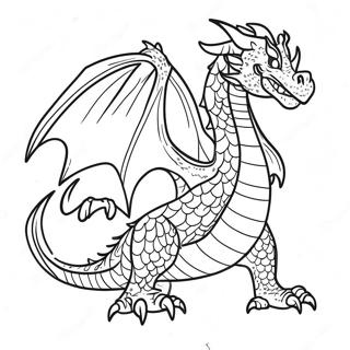 Cool Fire Dragon Coloring Pages