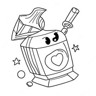 Dreidel Hanukkah Coloring Pages