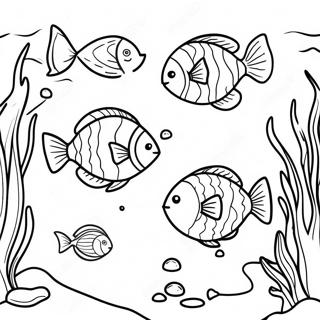 Underwater Ocean Scene Coloring Page 21992-17380