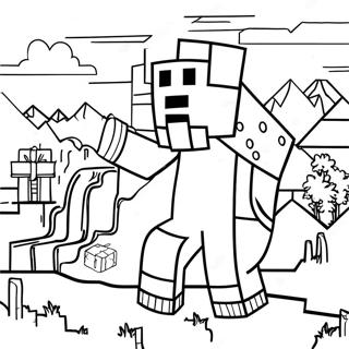 Minecraft Ausmalbild 21-12