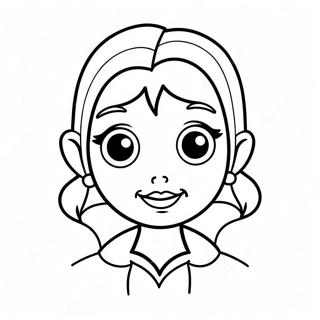 Girl Vampire Coloring Pages