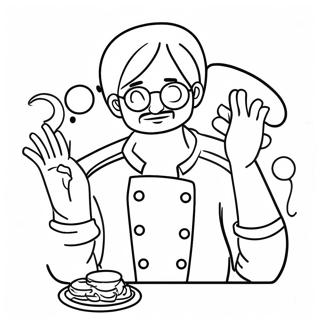 Sanji In Stylish Chef Outfit Coloring Page 22023-17412