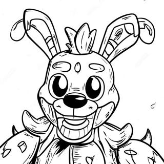 Springtrap Fnaf Boyama Sayfaları