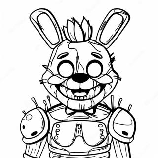 Creepy Springtrap Fnaf Coloring Page 22033-17422