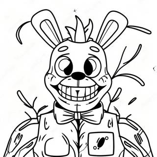 Creepy Springtrap Fnaf Coloring Page 22033-17423