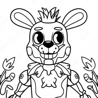 Creepy Springtrap Fnaf Coloring Page 22033-17424