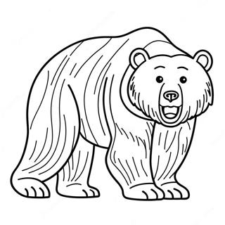 Grizzlybär Ausmalbild 22092-17456