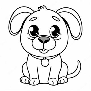 Funny Dog Coloring Pages