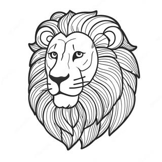 Detailed Lion Coloring Page 22142-17523