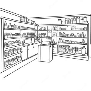 Pharmacy Coloring Page 22152-17510