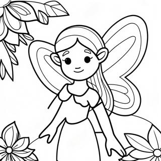 Fairy Coloring Page 22172-17531