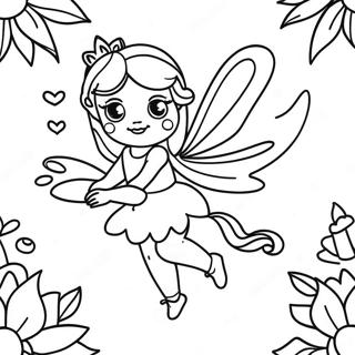 Fairy Coloring Page 22172-17532