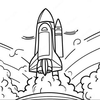 Space Shuttle Coloring Pages