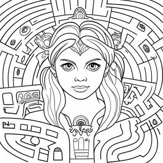 Labyrinth Coloring Pages