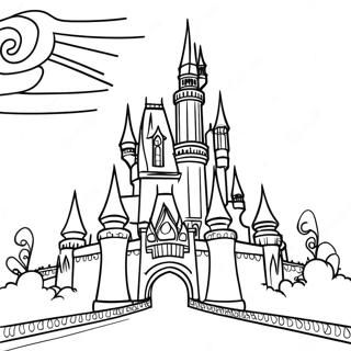 Disney Castle Coloring Page 2220-1766