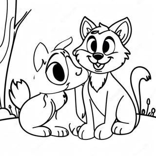 Fox And The Hound Coloring Page 22212-17559