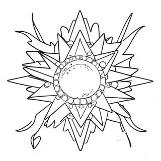 Sparkling Stars Coloring Page 22233-17578