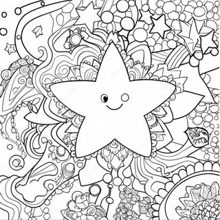 Sparkling Stars Coloring Page 22233-17579