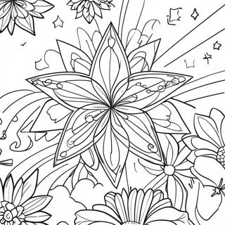 Sparkling Stars Coloring Page 22233-17580