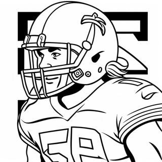 Christian Mccaffrey Coloring Pages