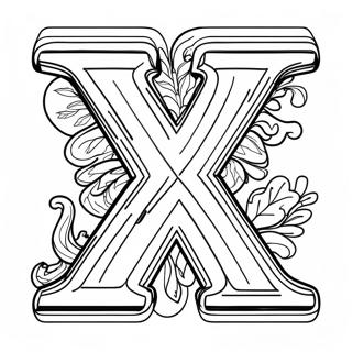 Kleurplaat Van De Letter X 22252-17591