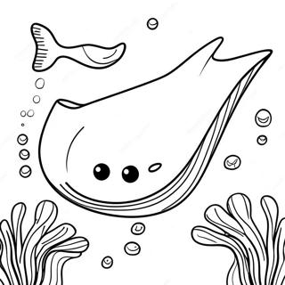 Stingray Coloring Pages